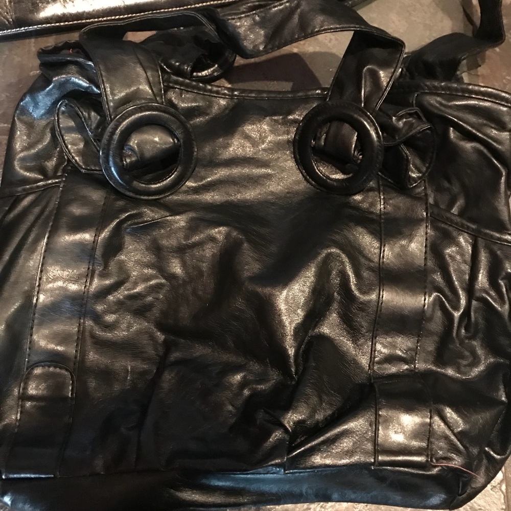 Black handbag